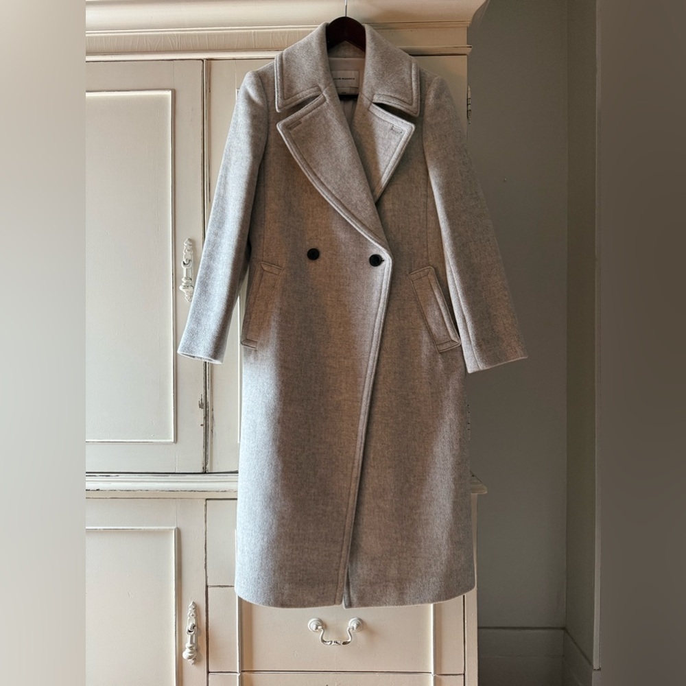 SOLD🚫Club Monaco Daylina Wool Coat in Heather Grey